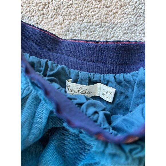 Mini Boden tulle sequin heart skirt, 5/6yrs $76 A43 - Picture 5 of 6